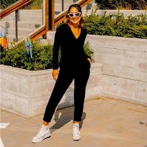 Smash & Tess FRIDAY ROMPER IN MIDNIGHT BLACK  SIZE S